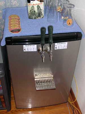 finished kegerator